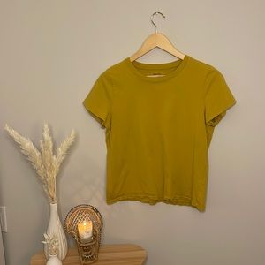 Madewell Mustard Basic Tee
